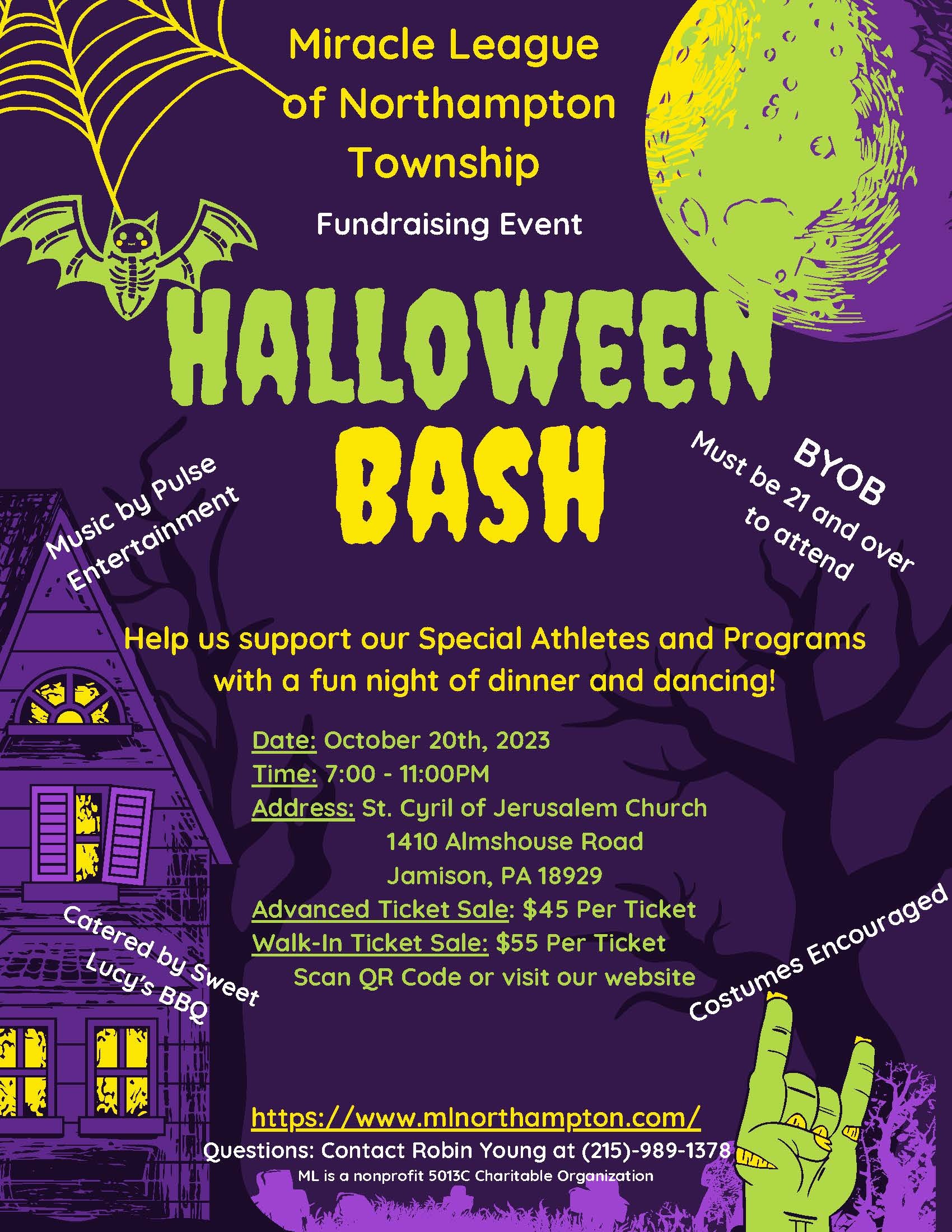 2023 Miracle League Halloween Bash eTickets.to